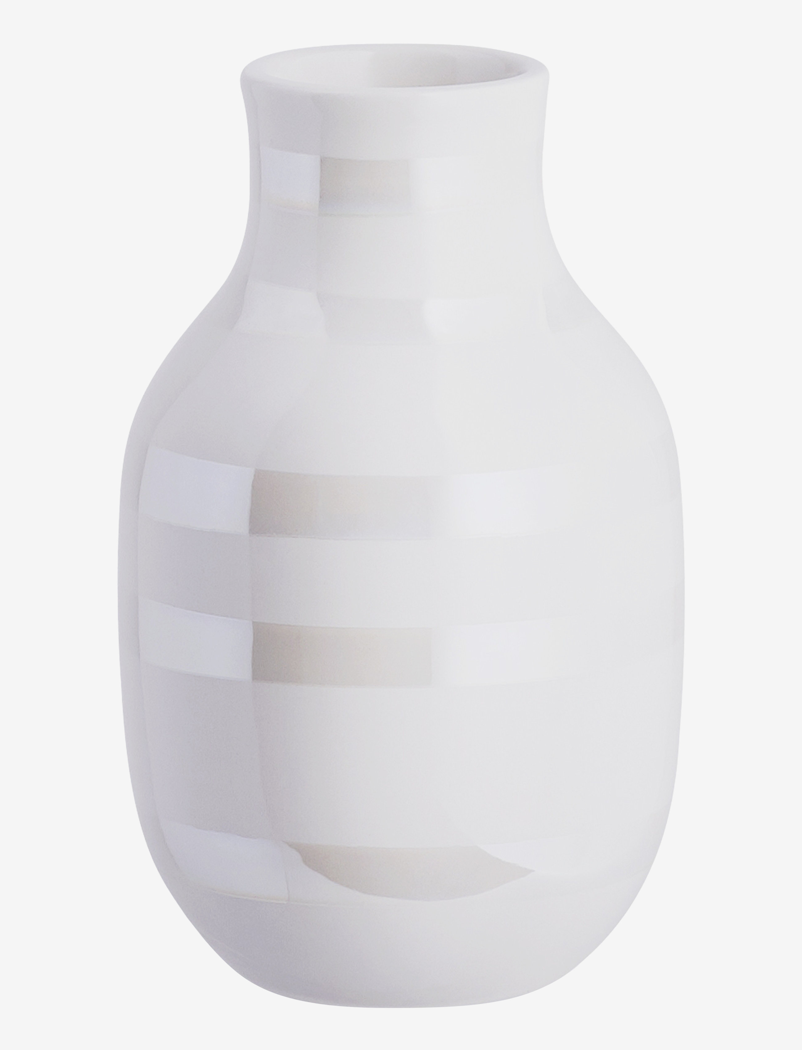 Kähler Omaggio Vase - Vases - MOTHER OF PEARL / silver