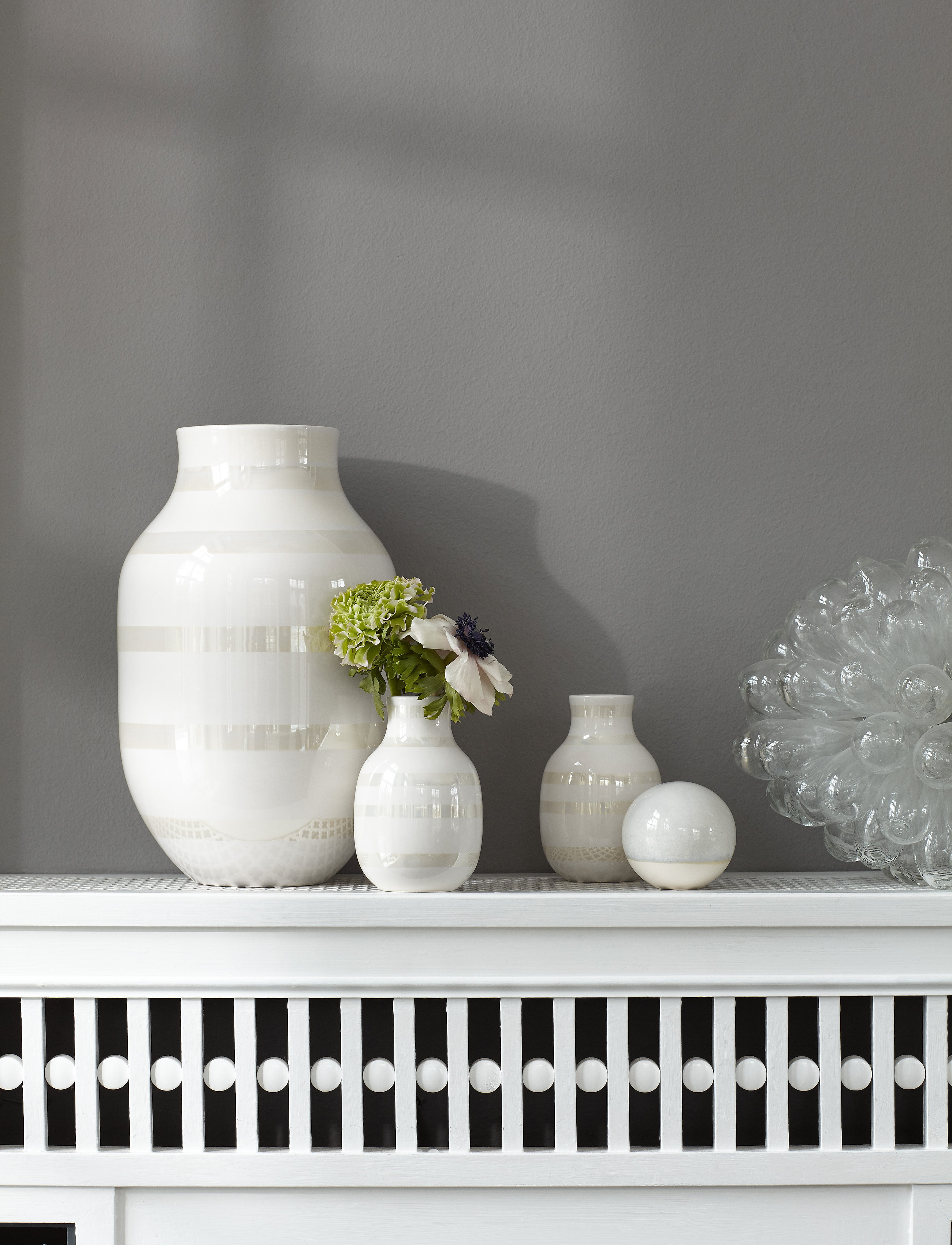 Kähler - Omaggio Vase - osta hinna alusel - mother of pearl - 2