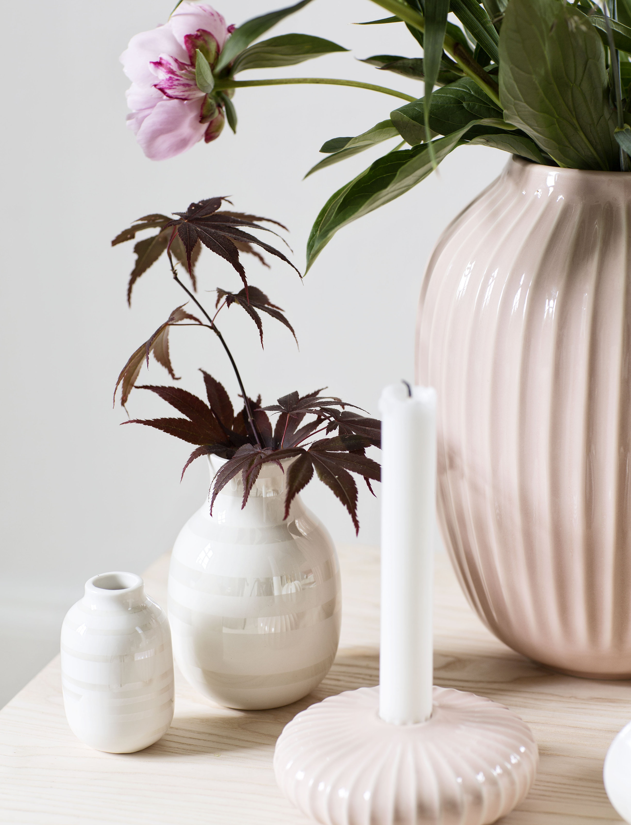 Kähler - Omaggio Vase - ystävänpäivälahjat - mother of pearl - 3