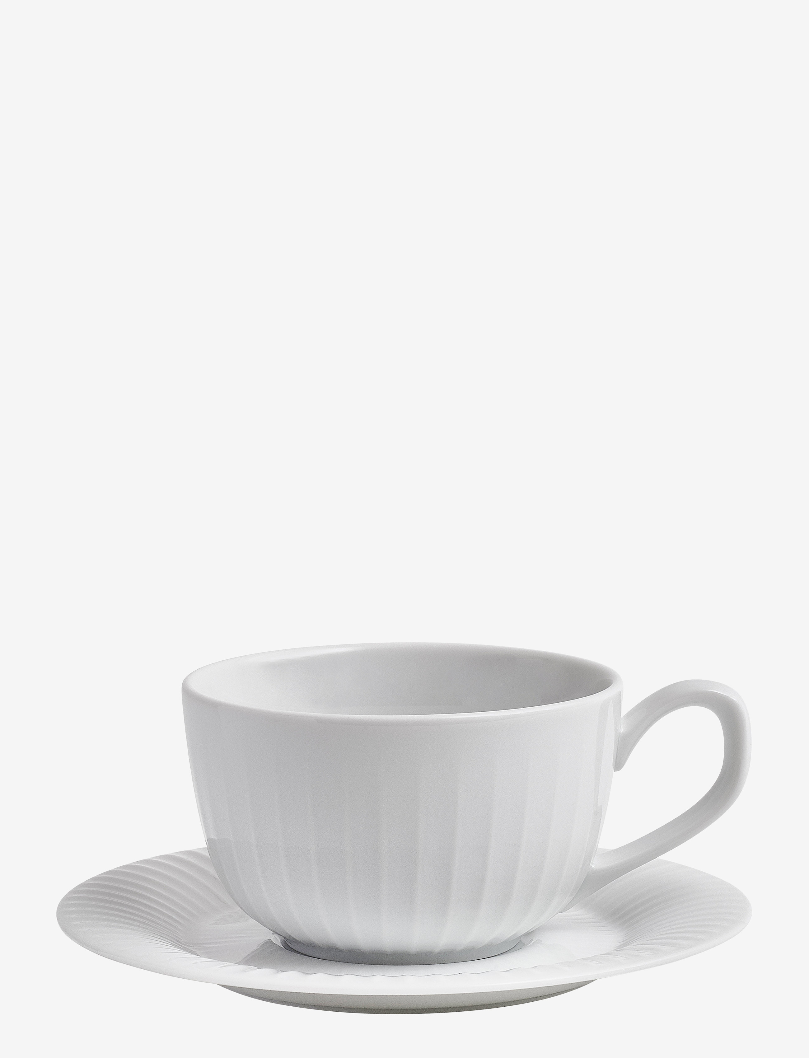 KÄHLER Hammershøi Kaffekop M. Underkop 25 Cl Weiß - 25 CL - Unisex