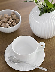 Kähler - Hammershøi Coffee cup with matching saucer 25 cl - mažiausios kainos - white - 2