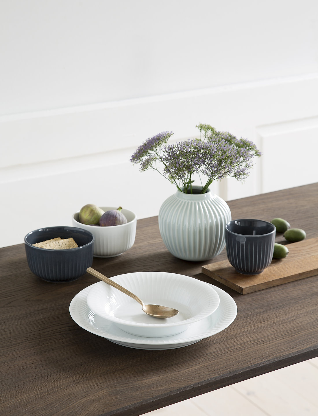 Kähler - Hammershøi Plate Ø27cm - speiseteller - white - 2