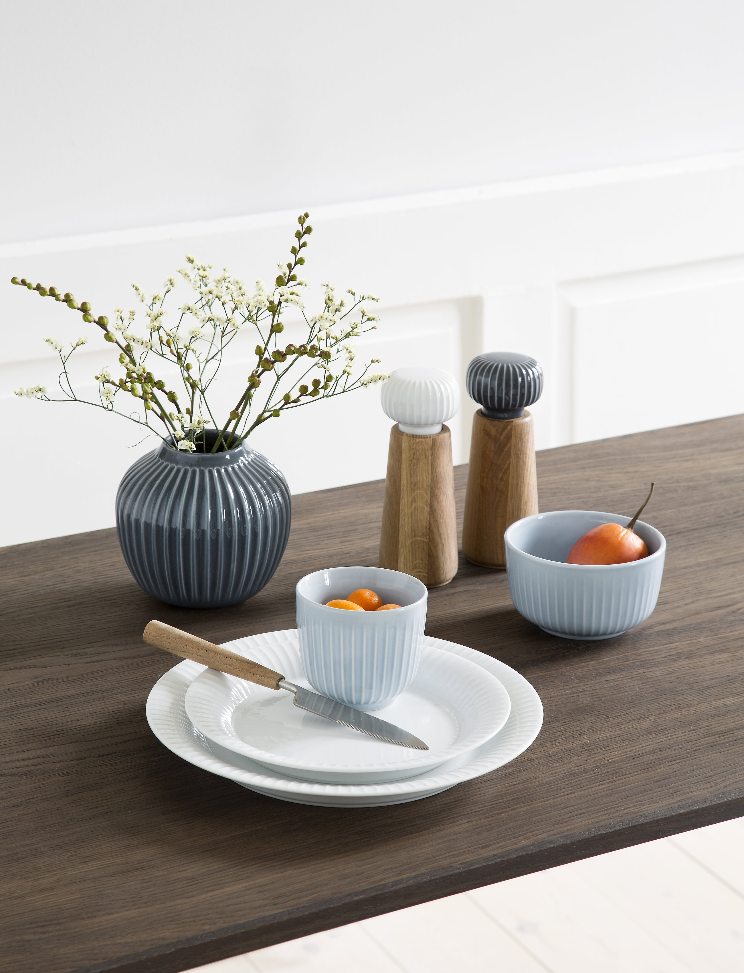 Kähler - Hammershøi Plate Ø22cm - praetaldrikud - white - 2