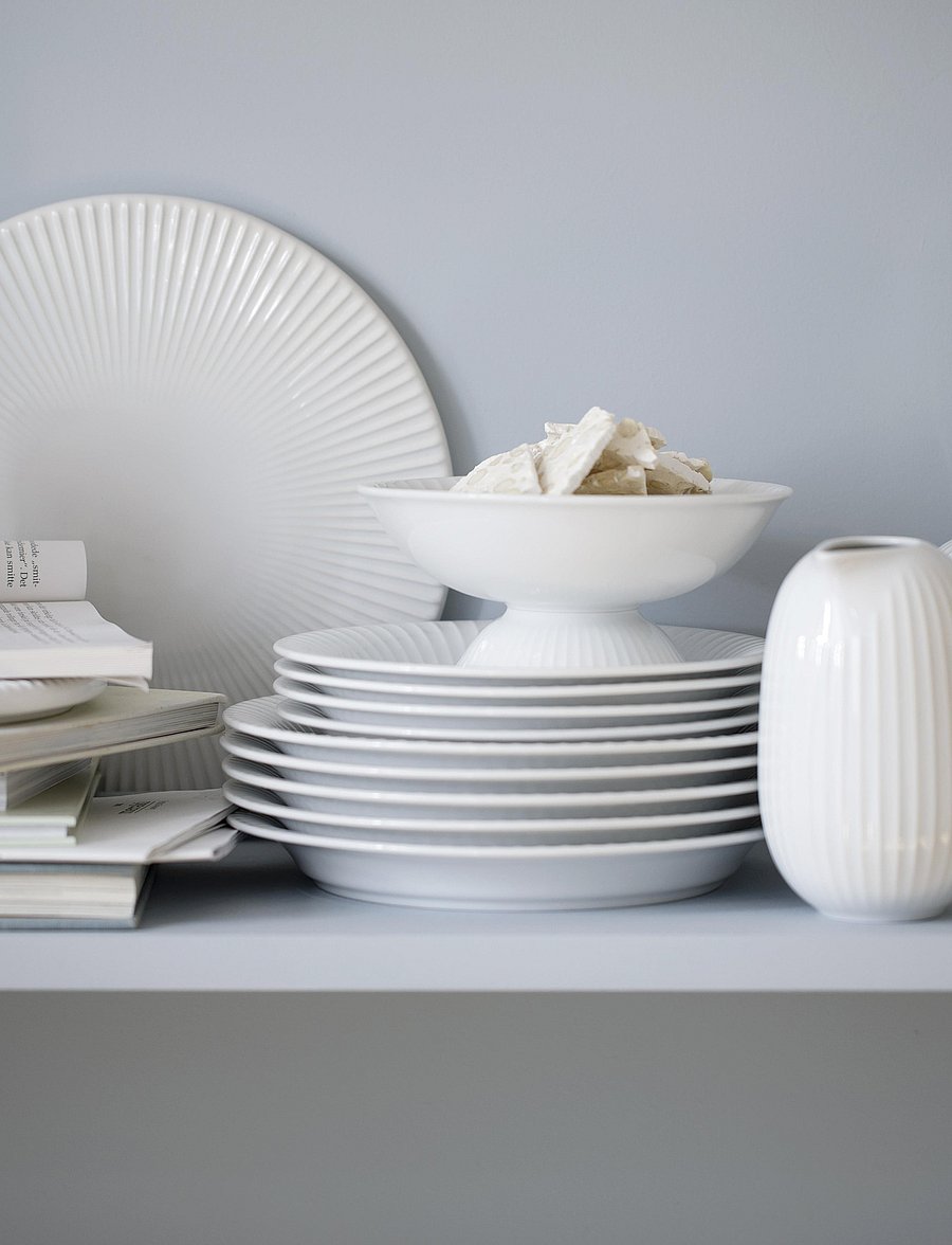 Kähler - Hammershøi Plate Ø19cm - praetaldrikud - white - 2