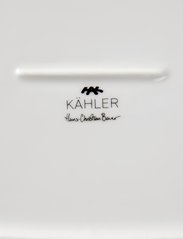 Kähler - Hammershøi Oval serving dish 40x22.5 white - schalen serveren - white - 5