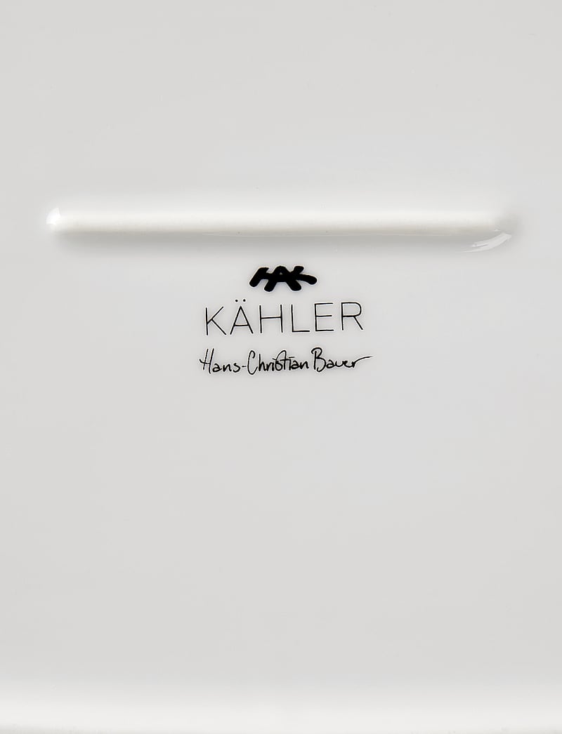 Kähler - Hammershøi Oval serving dish 40x22.5 white - vaagnad ja roogade serveerimisalused - white - 5