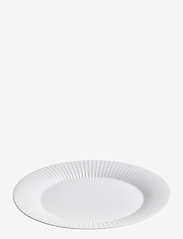 Kähler - Hammershøi Oval serving dish 28,5x22,5 - ruokalautaset - white - 0