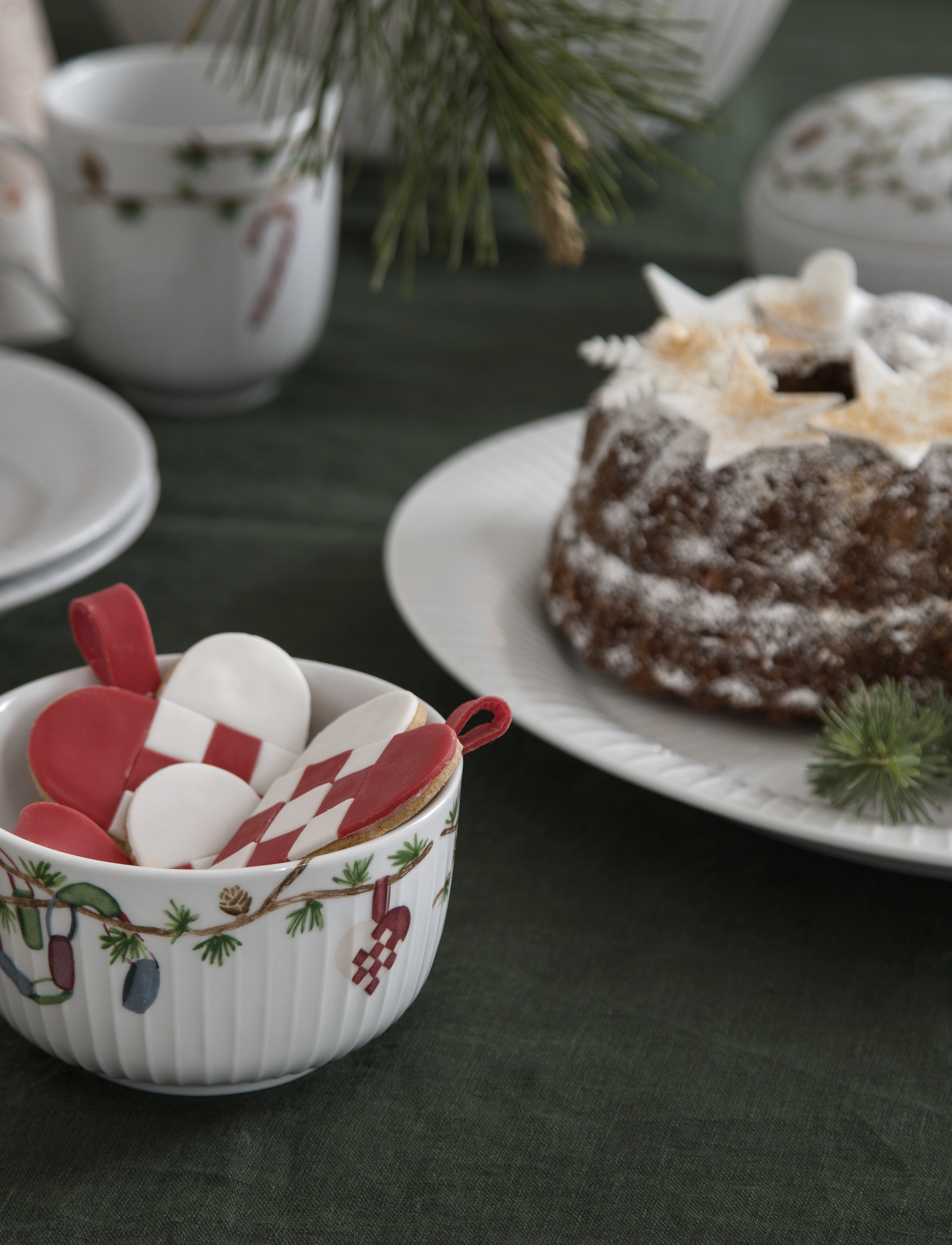Kähler - Hammershøi Oval serving dish 28,5x22,5 - white - 2