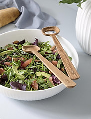 Kähler - Hammershøi Salad serving set oak - najniższe ceny - oak - 1