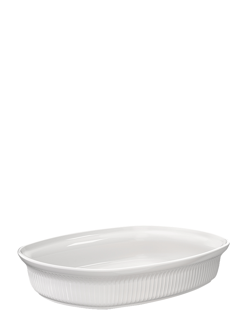 Kähler - Hammershøi Ovnfast fad 32x24 cm hvid - ovnfaste fade - white - 0