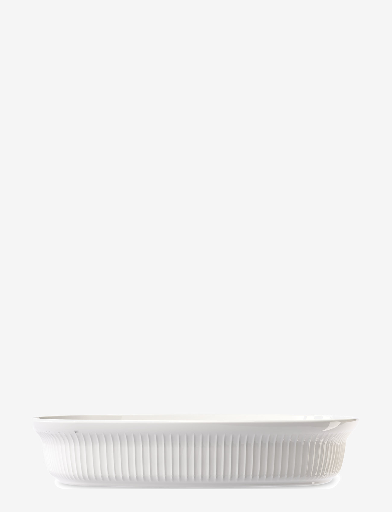 Kähler - Hammershøi Ovnfast fad 32x24 cm hvid - ovnfaste fade - white - 1