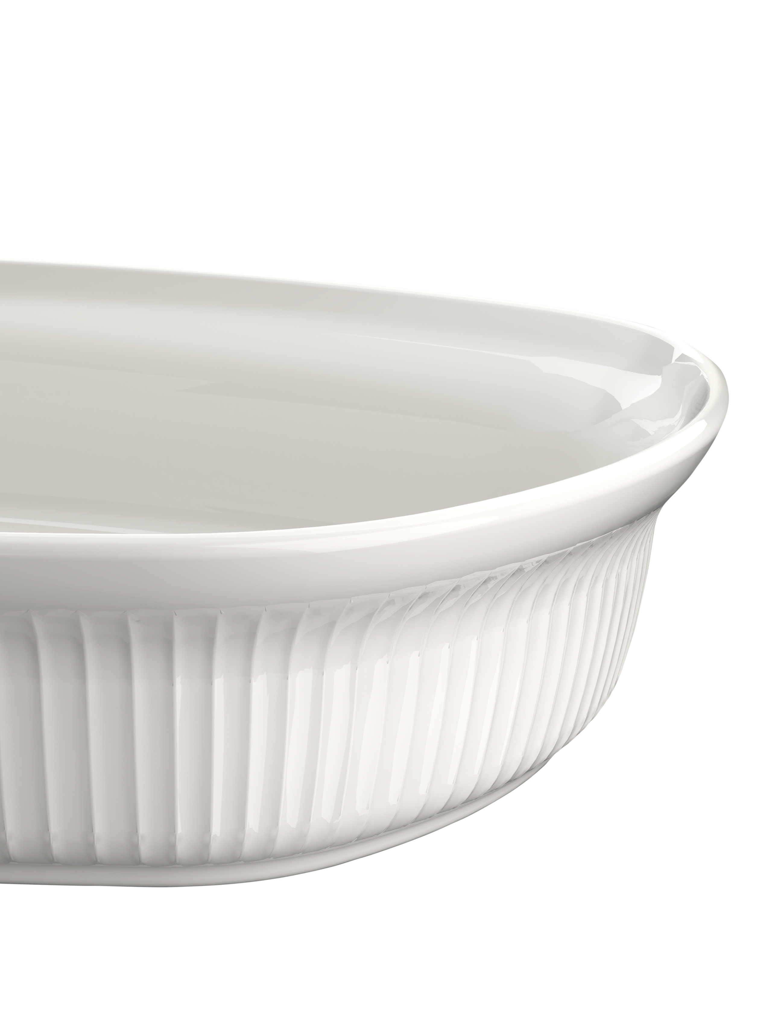 Kähler - Hammershøi Ovenproof dish 32x24 cm white - uunivuoat - white - 2
