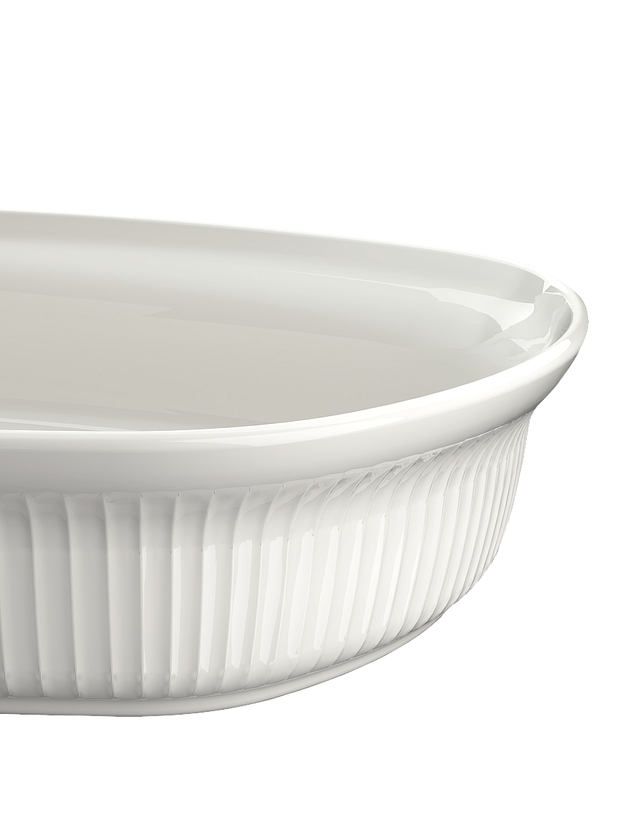 Kähler - Hammershøi Ovenproof dish 32x24 cm white - uunivuoat - white - 2