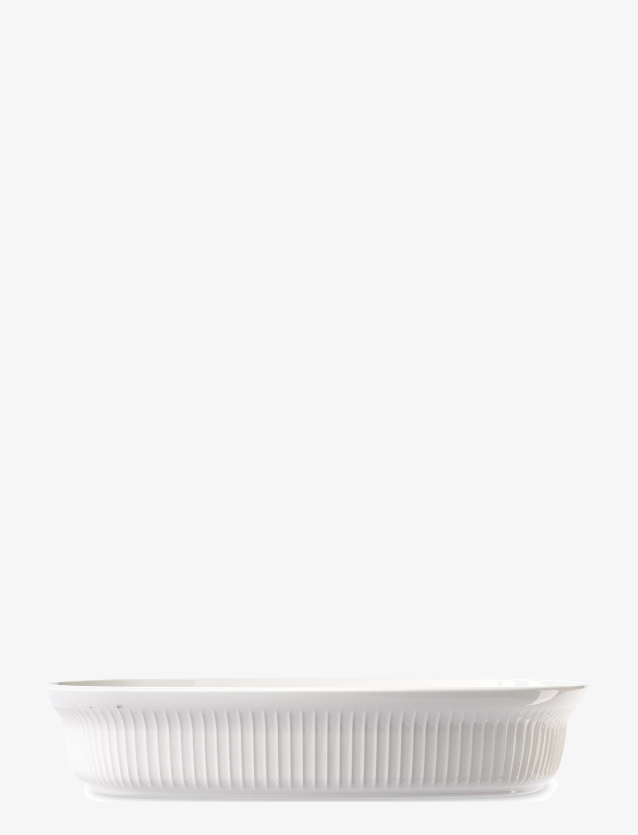 Kähler - Hammershøi Ovnfast fad 39x29.5 cm hvid - ovnfaste fade - white - 1
