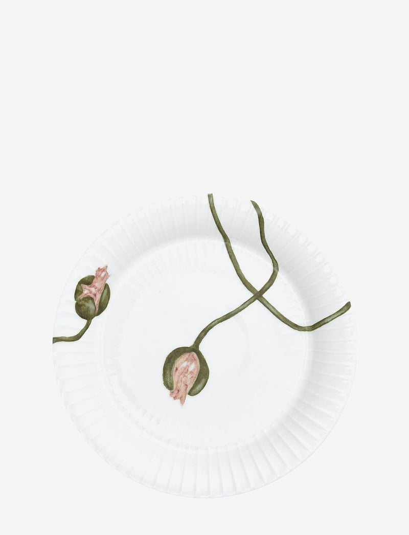 Kähler - Hammershøi Poppy Plate w. deco - frühstücksteller - white w. deco - 1