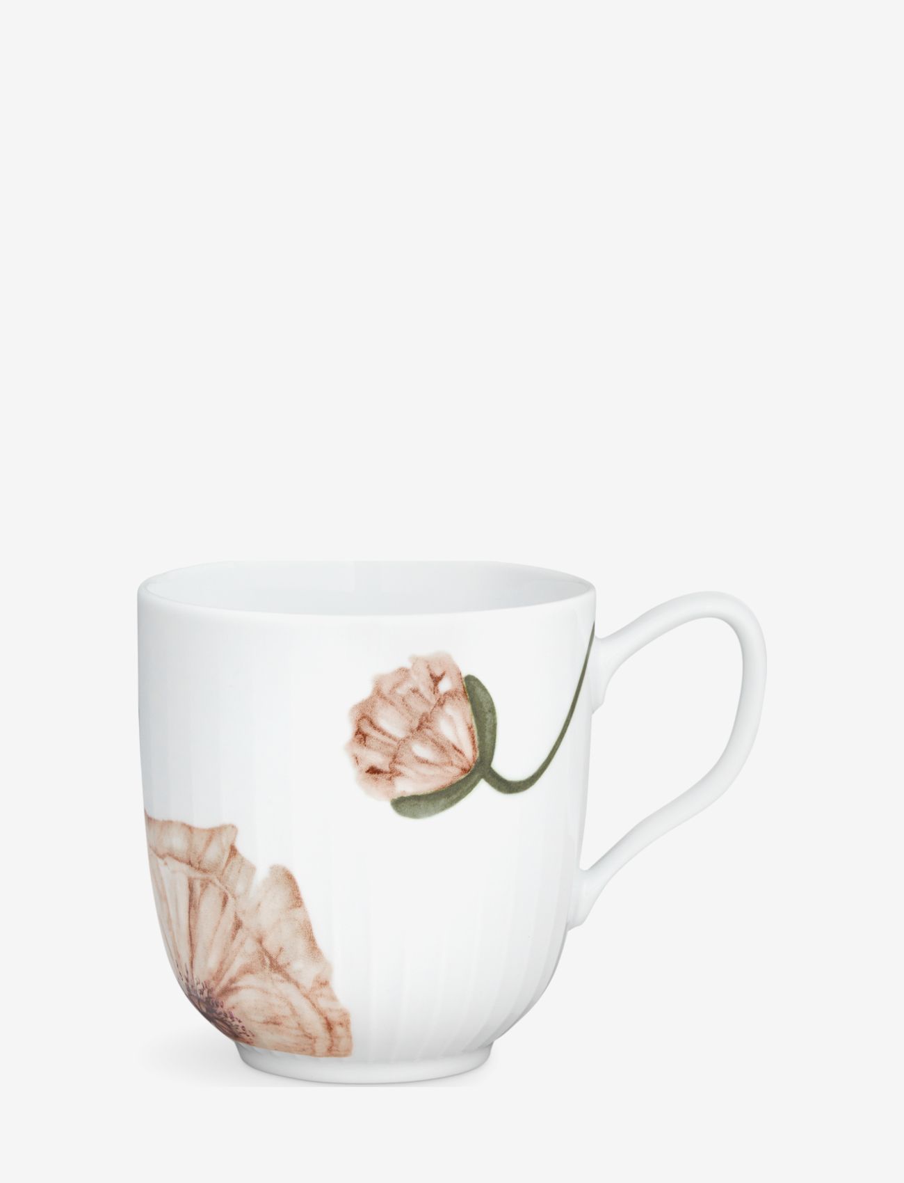 Hammershøi Poppy Mug w. deco - WHITE W. DECO