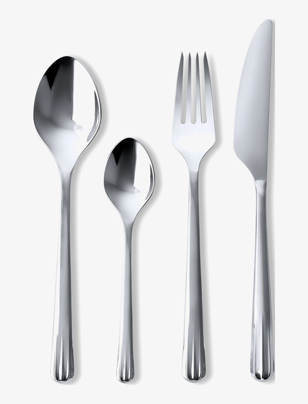 KÄHLER Hammershøi Bestiksæt Stål 16 Stk. (16079) Silber - One Size - Unisex