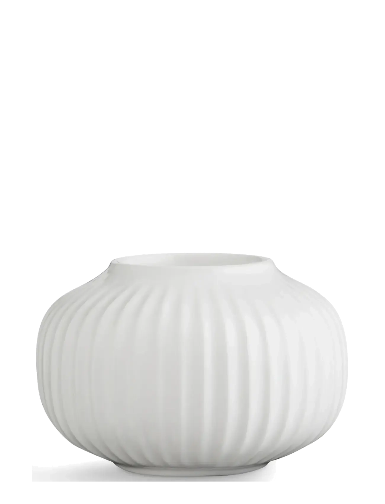 Kähler Hammershøi Tealight holder Ø10 cm white (16135) - Kähler - WHITE / white