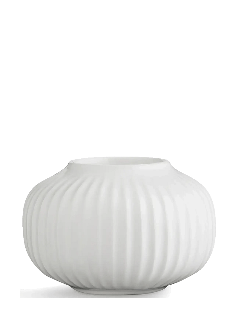 Kähler - Hammershøi Tealight holder Ø10 cm white (16135) - teeküünlahoidjad - white - 1