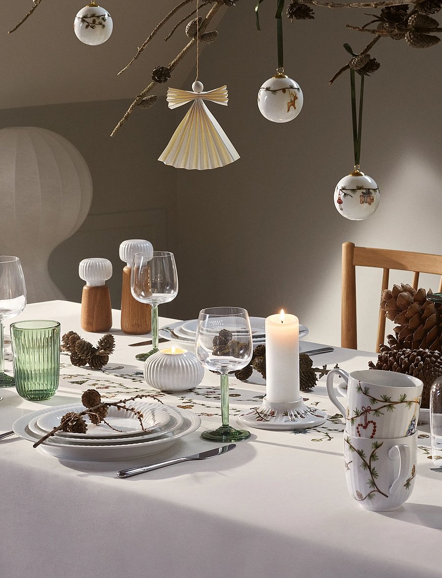 Kähler - Hammershøi Tealight holder Ø10 cm white (16135) - teelichthalter - white - 4