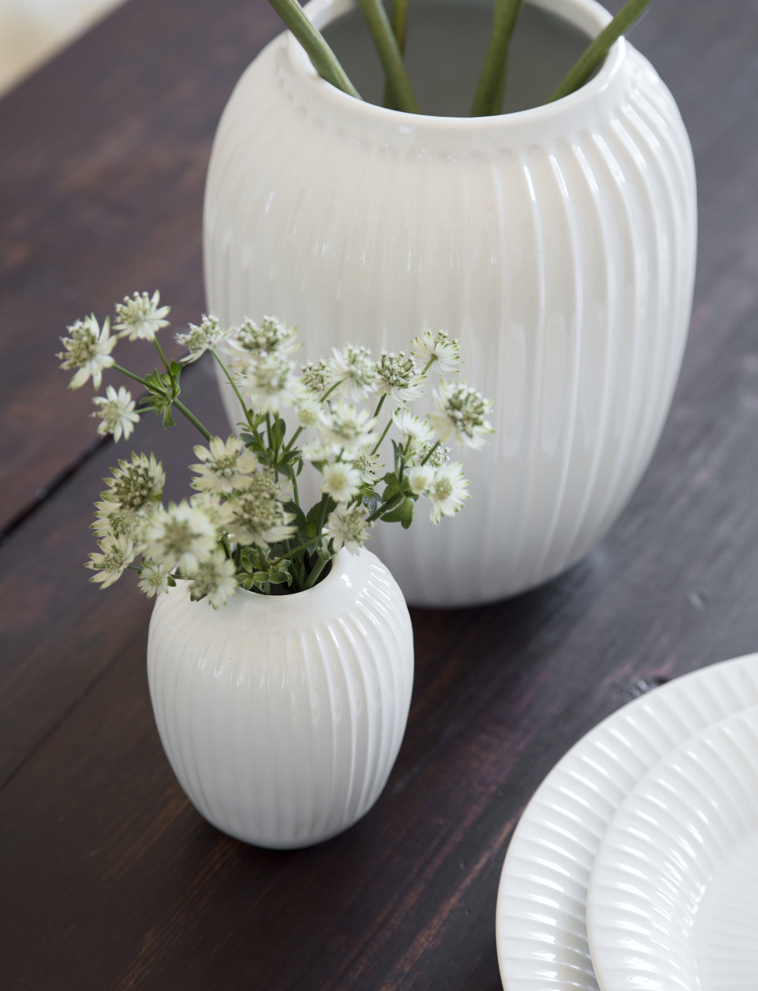 Kähler Hammershøi Vase, H10.5 cm, Vases, Weiß - Small Homeware