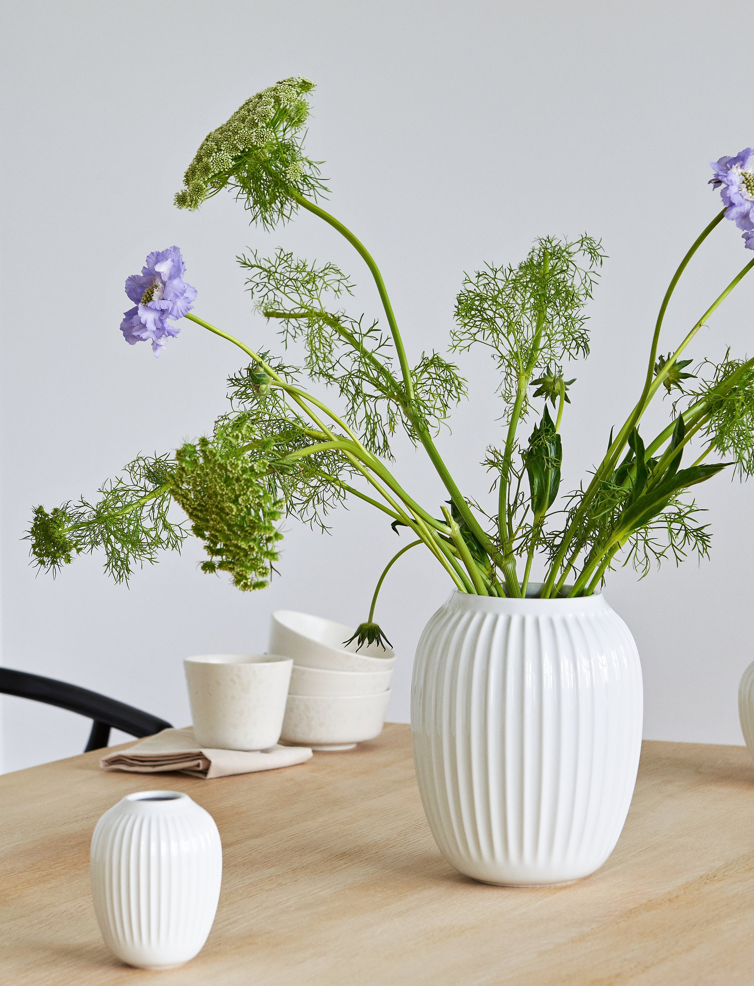 Kähler Hammershøi Vase, H13 cm, Vases, Weiß - Small Homeware