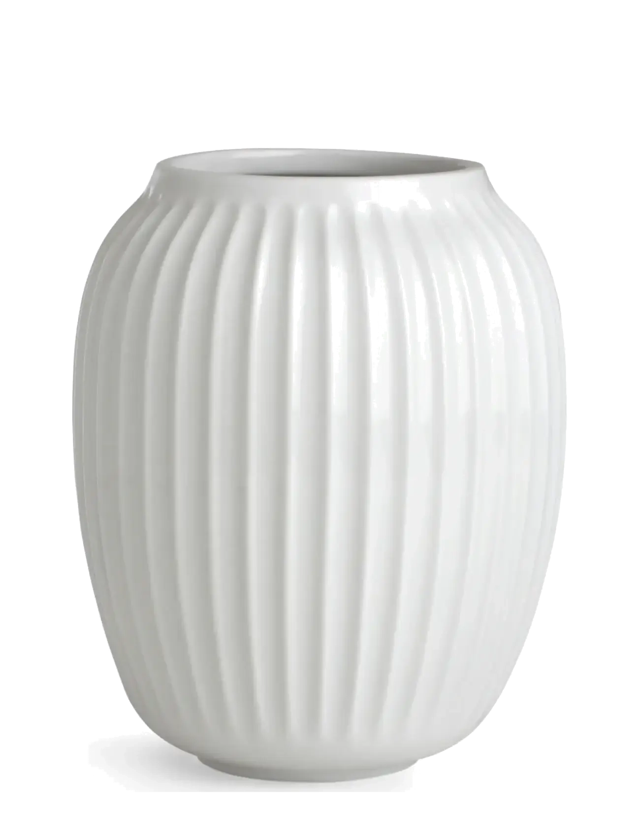 Kähler Hammershøi Vase H25.5 cm antrasittgrå (15386) - Interiør - WHITE / white