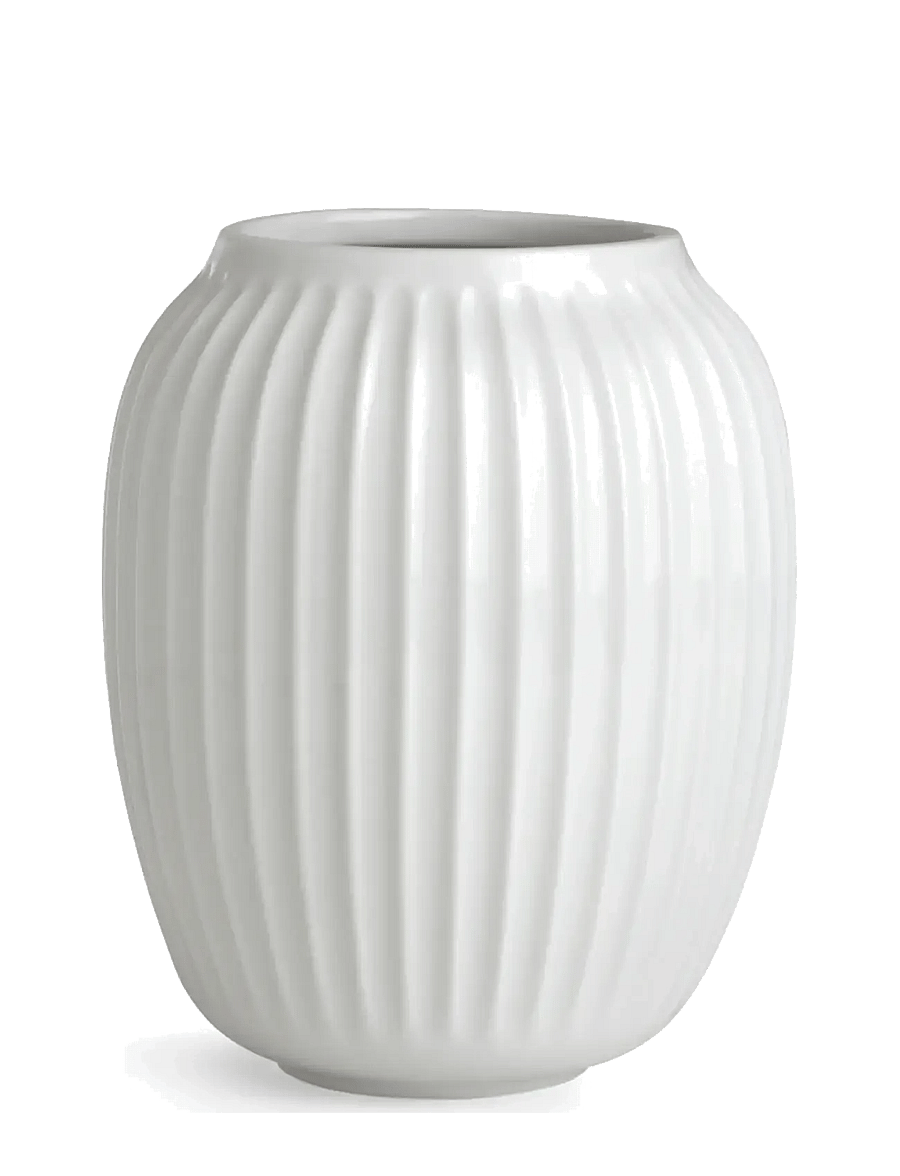 Kähler - Hammershøi Vase H21 cm white (15380) - vasen - white - 1