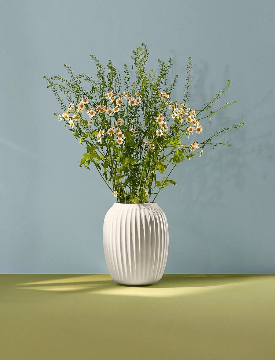 Kähler - Hammershøi Vase H21 cm white (15380) - vasen - white - 3