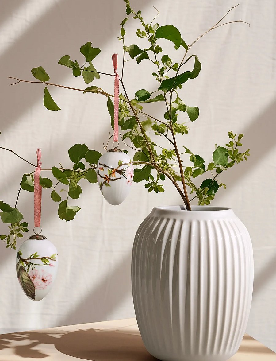 Kähler - Hammershøi Vase H21 cm white (15380) - vasen - white - 5
