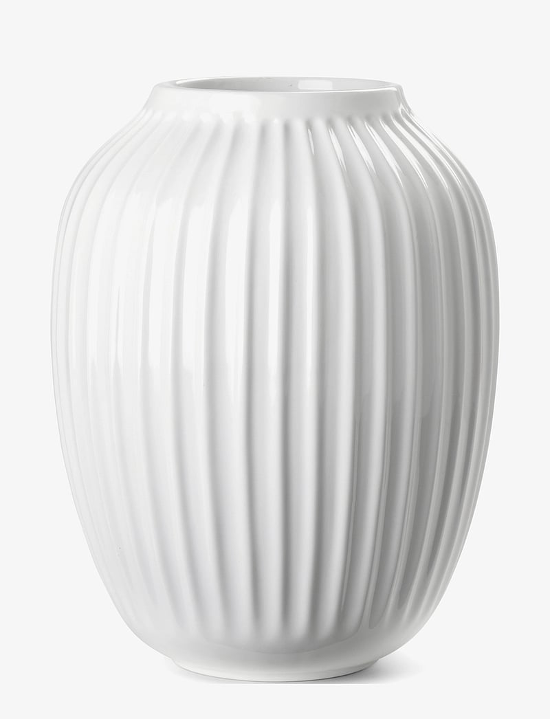 Kähler - Hammershøi Vase H25.5 white - vaasid - white - 0