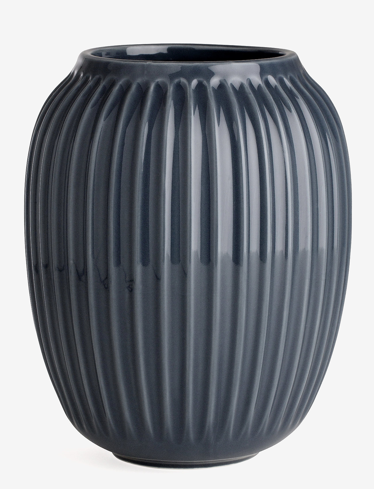 Kähler - Hammershøi Vase - laveste priser - anthracite grey - 0