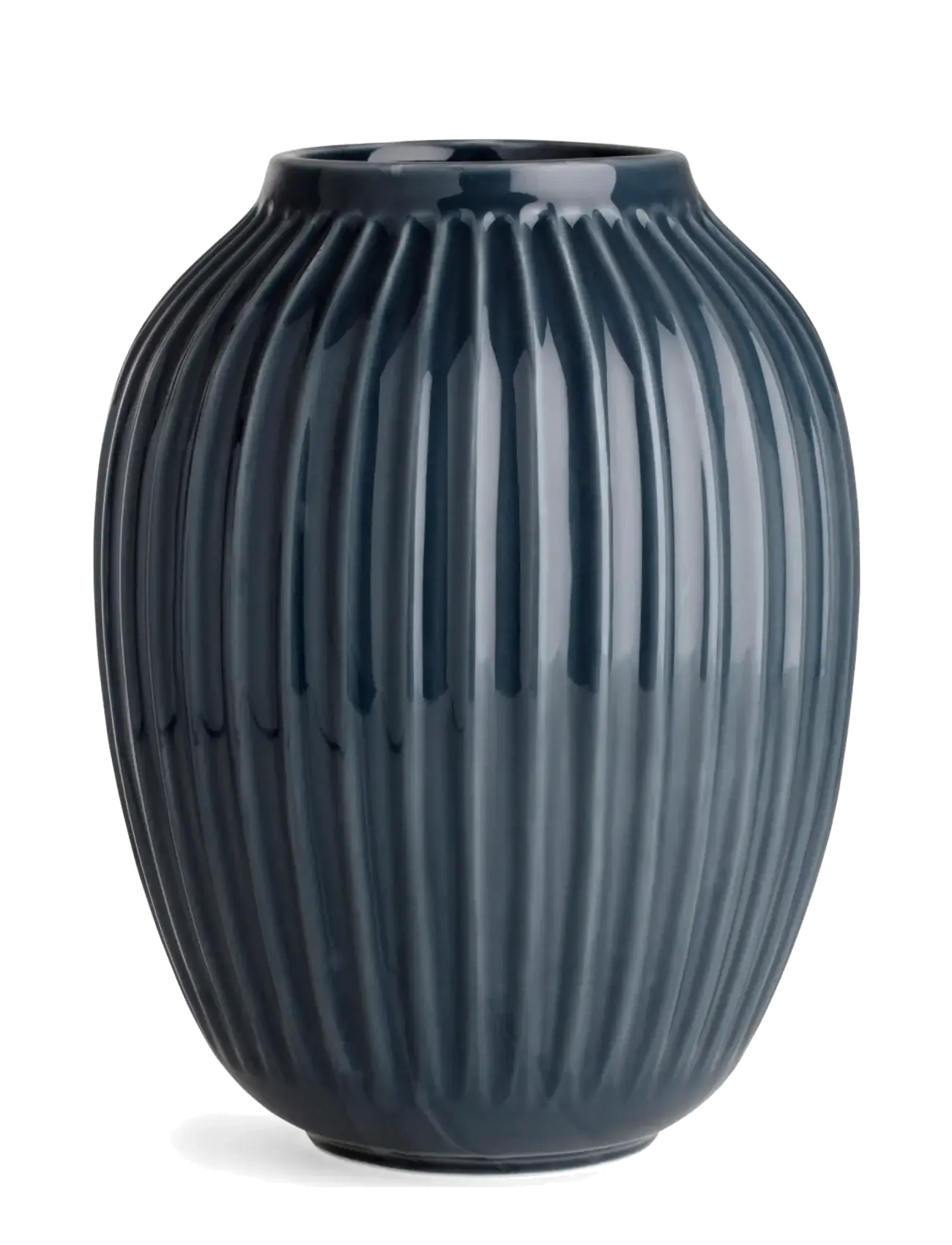 KÄHLER Hammershøi Vase H25.5 Cm Antracitgrå (15386) Navy - H25.5CM - Unisex