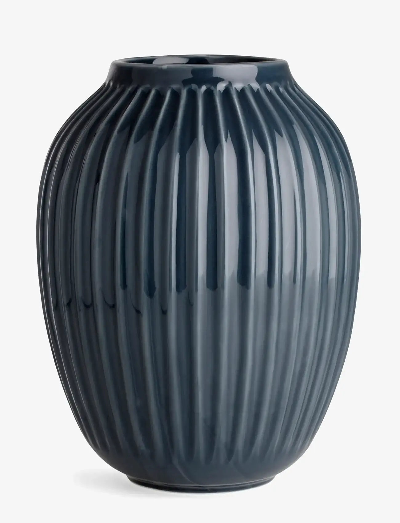 Kähler - Hammershøi Vase H25.5 cm anthracite grey (15386) - vaasid - anthracite grey - 1