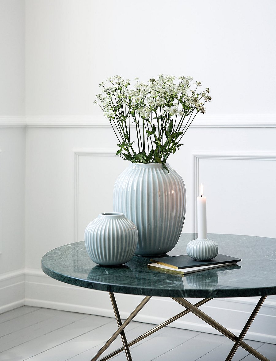 Kähler - Hammershøi Vase - vasen - mint - 0
