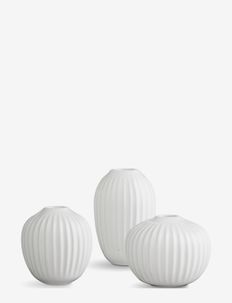 Hammershøi Vase miniatyr hvit 3 stk., Kähler