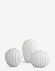 Hammershøi Vase miniatyr hvit 3 stk. - WHITE