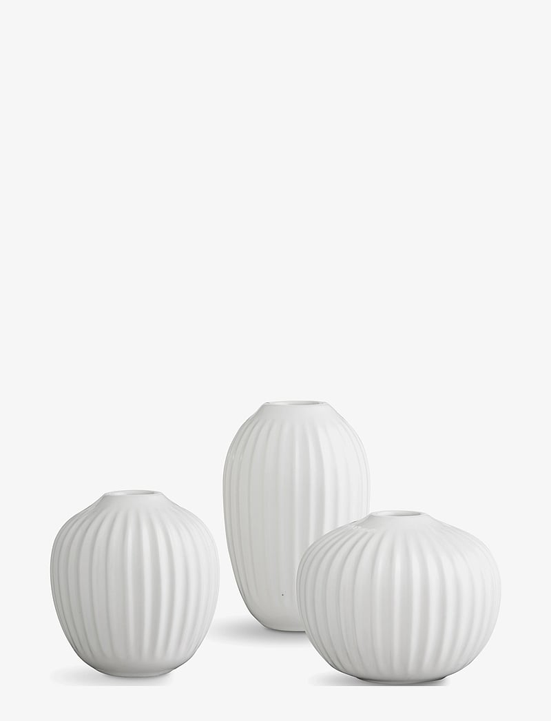 Kähler - Hammershøi Vase miniature white 3 pcs. - vases - white - 0