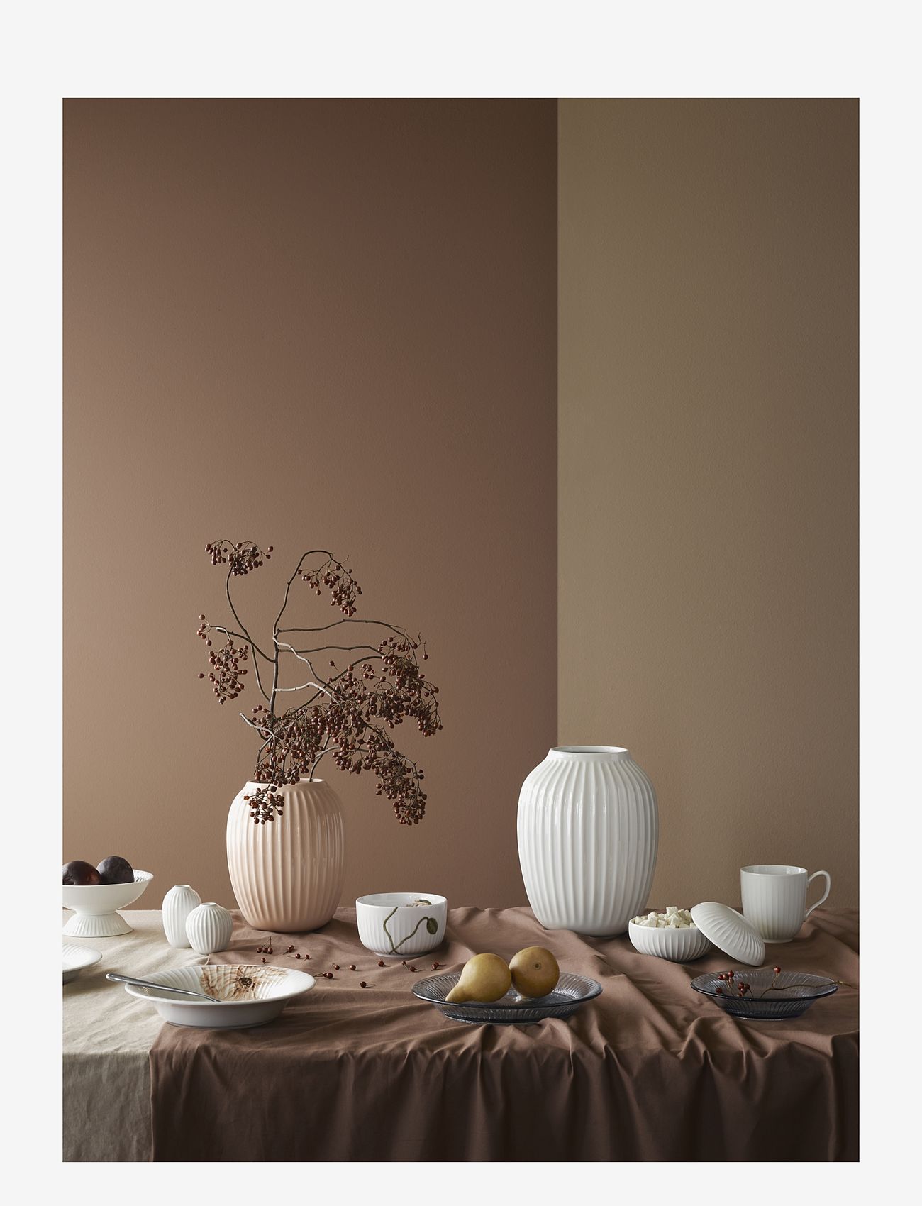 Kähler - Hammershøi Vase miniature white 3 pcs. - vases - white - 1