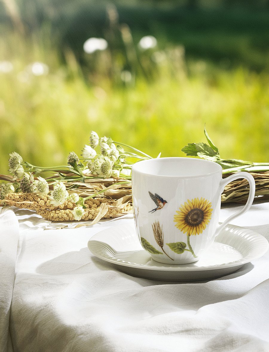 Kähler - Hammershøi Summer Mug 33 cl sunflower - madalaimad hinnad - sunflower - 4