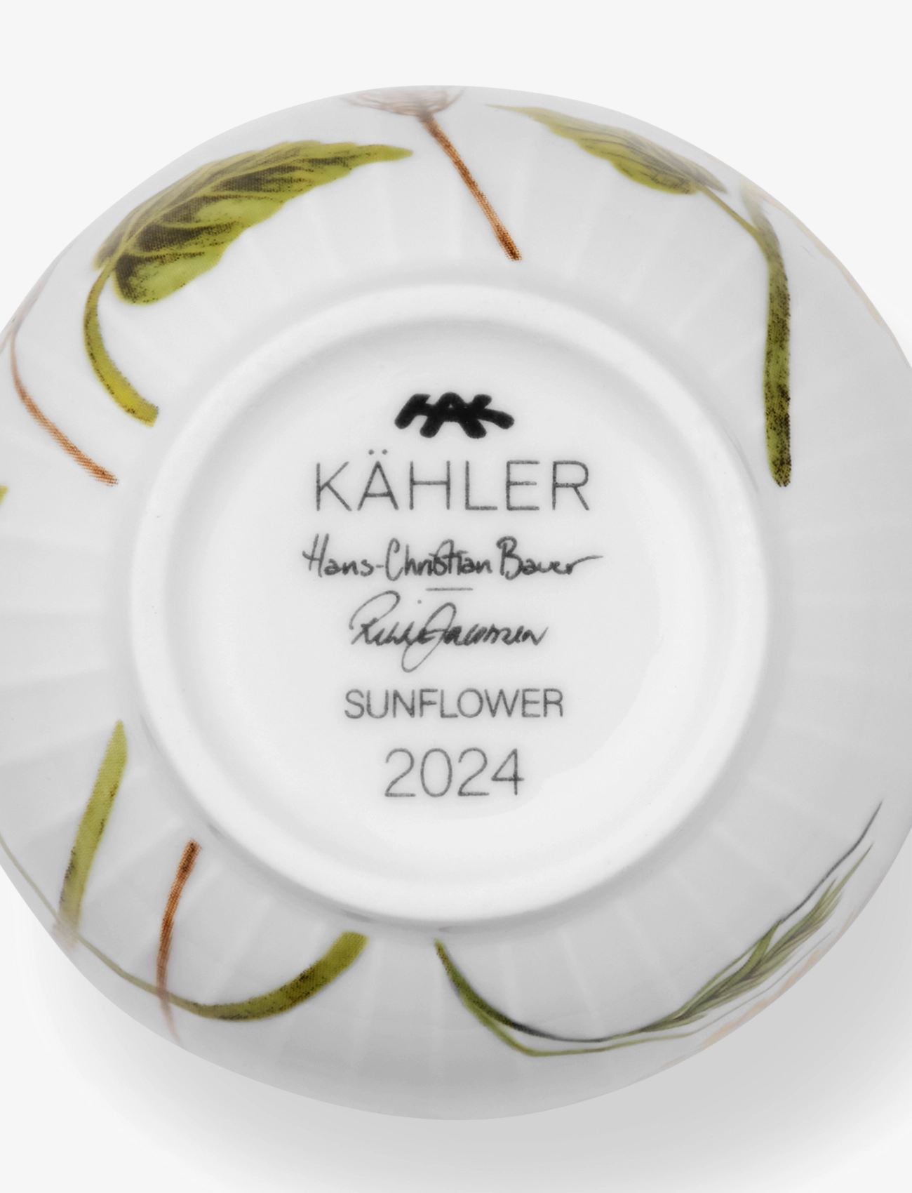Kähler - Hammershøi Summer Krus 33 cl solsikke - tekopper - sunflower - 4