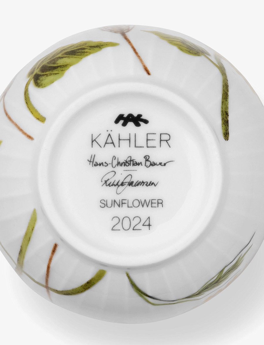 Kähler - Hammershøi Summer Krus 33 cl solsikke - tekopper - sunflower - 4