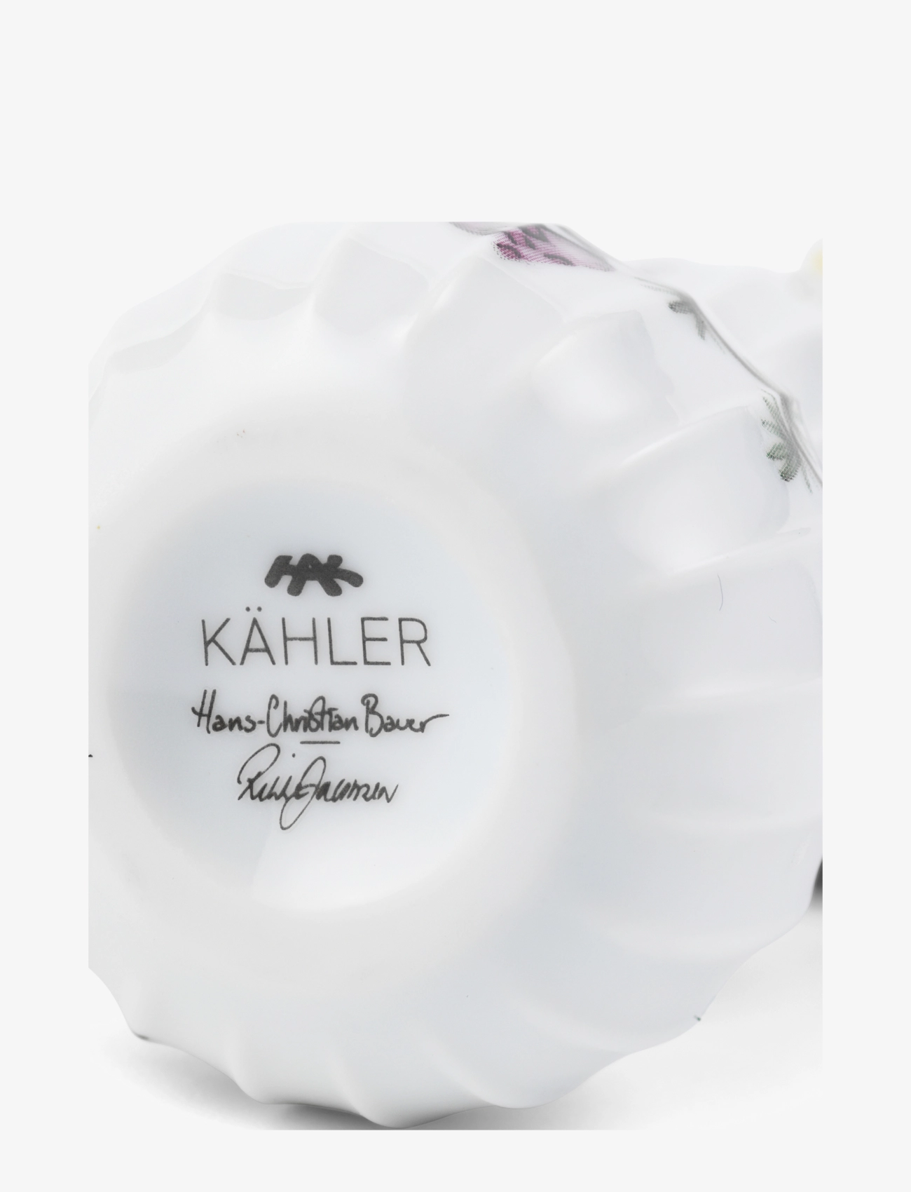 Kähler - Hammershøi Christmas Snowman H11.5 white w. deco - white w. deco - 4