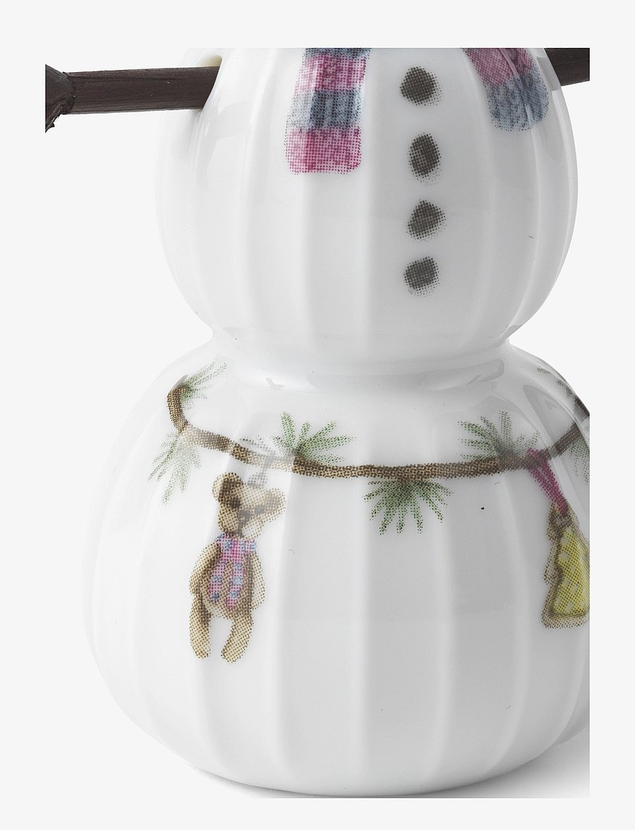 Kähler - Hammershøi Christmas Snowboy H9 white w. deco - white w. deco - 3