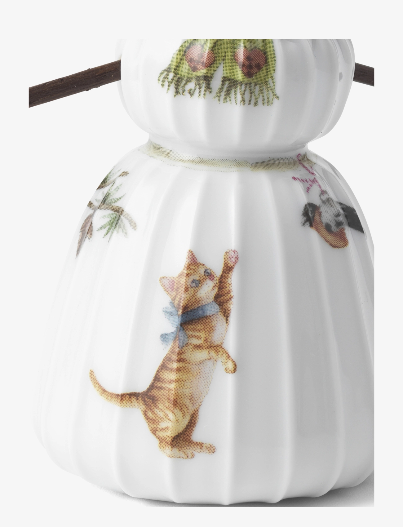 Kähler - Hammershøi Christmas Snowwoman H11 white w. deco - white w. deco - 3