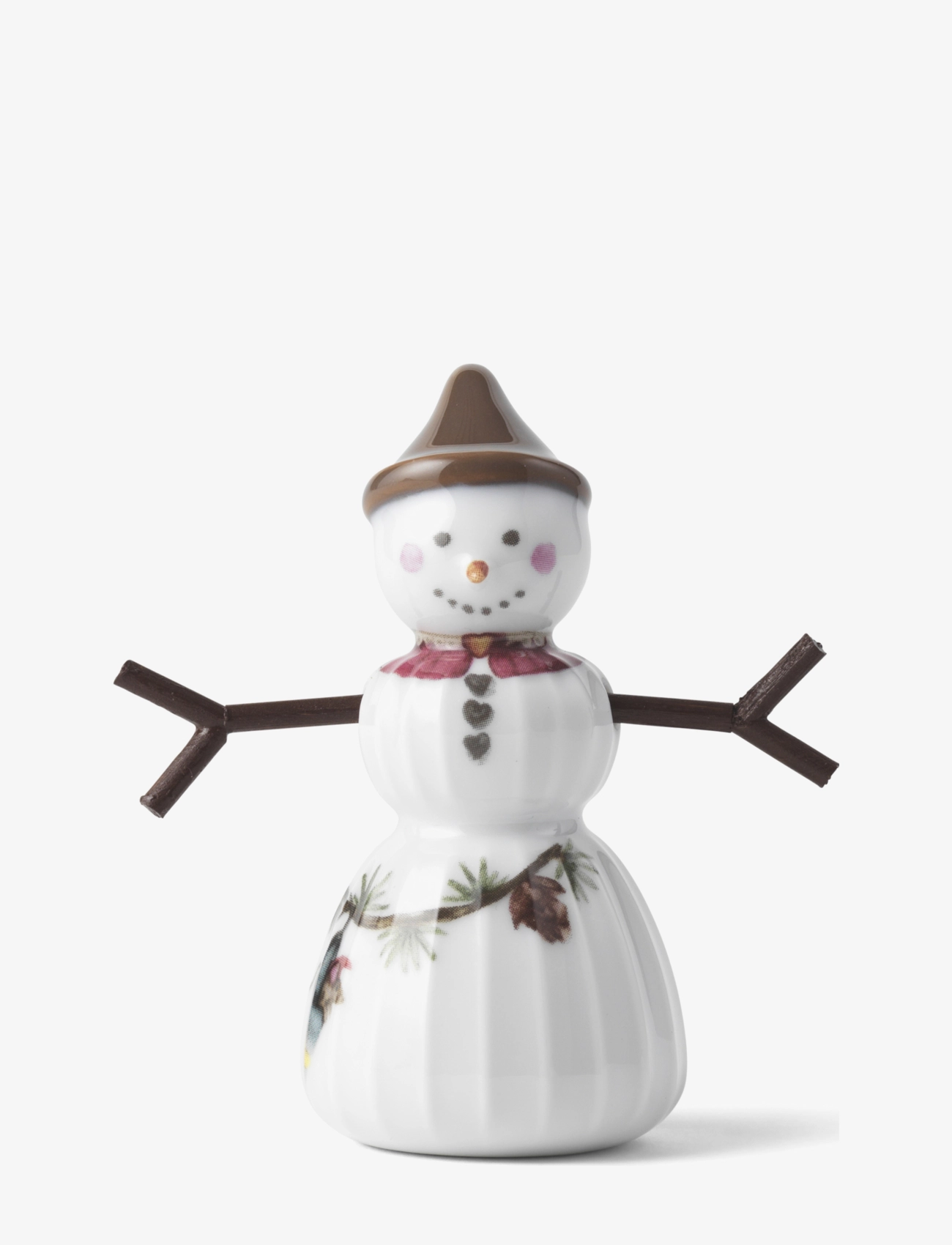 Kähler Hammershøi Christmas Snowgirl H8 white w. deco - Einrichtung - WHITE W. DECO / multi