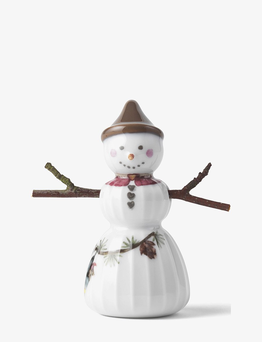 Kähler - Hammershøi Christmas Snowgirl H8 white w. deco - white w. deco - 1