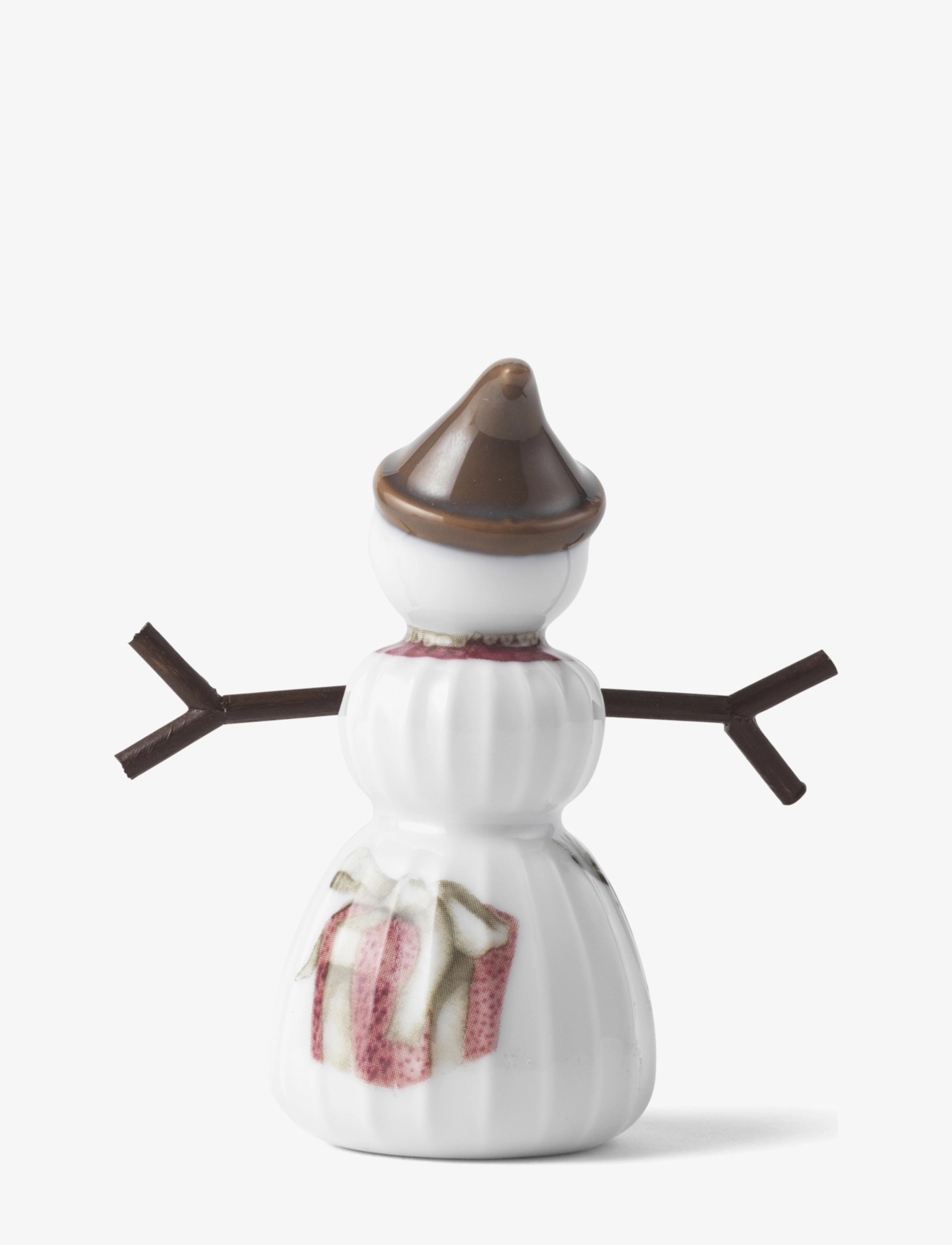 Kähler - Hammershøi Christmas Snowgirl H8 white w. deco - white w. deco - 2