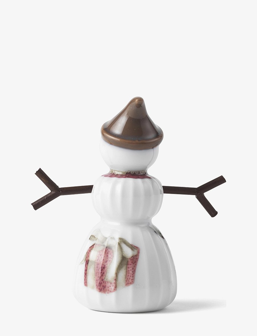Kähler - Hammershøi Christmas Snowgirl H8 white w. deco - white w. deco - 2