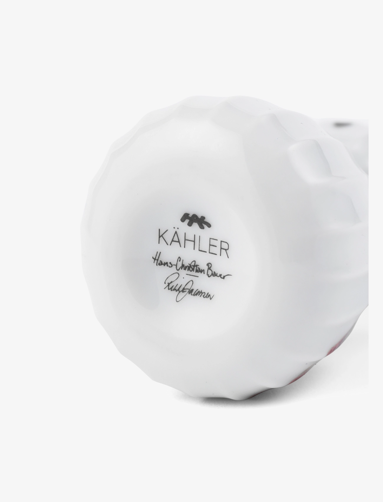 Kähler - Hammershøi Christmas Snowgirl H8 white w. deco - white w. deco - 4